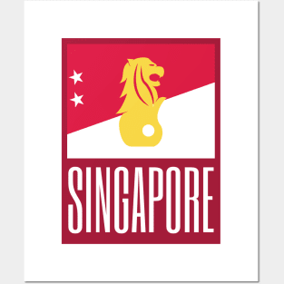 Singapore Country Symbols Posters and Art